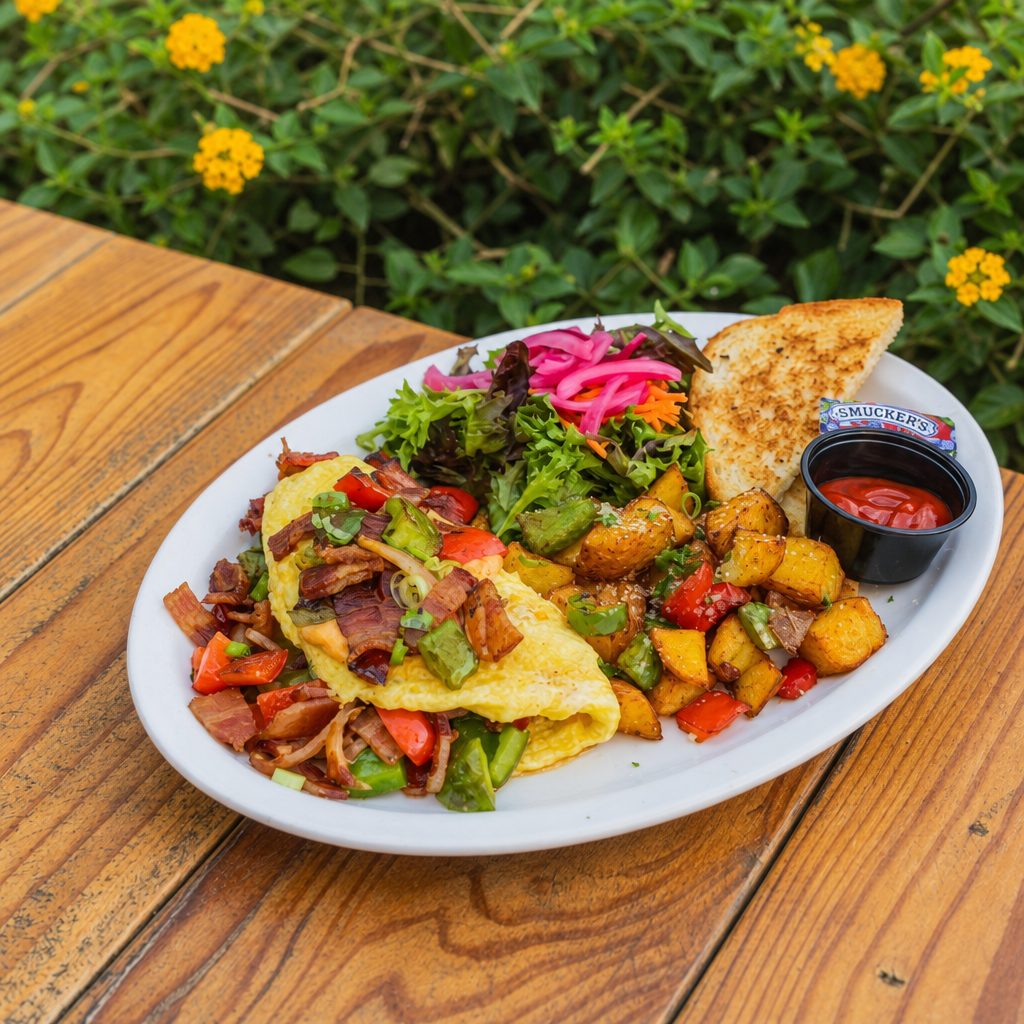 BREAKFAST OMELETTE.