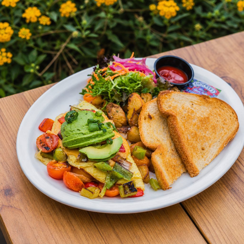 VEGGIE OMELETTE.