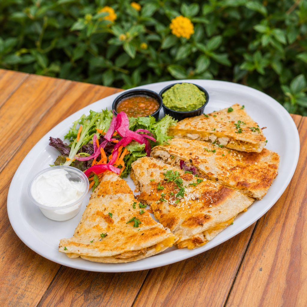 QUESADILLAS (SHREDDED CHICKEN).